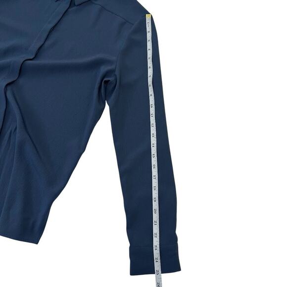 MM.LaFleur Lagarde Shirt Dusty Indigo Size 12 - Picture 12 of 13